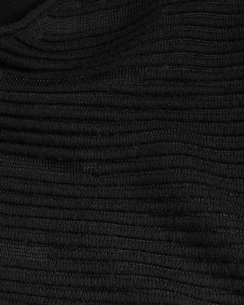 LEONHAA-Dresses-Add a swish to your step with LEONHAA. Crafted from a luxurious wool blend, this maxi dress wraps you in comfort and style simultaneously. With a flirty devoré bodice and flowing skirt, this wardrobe must-have turns heads for all the right reasons. Don't mind if we do. Maxi dress Fluted skirt Mock neck Wool and cashmere blend Long blouson sleeves Devoré striped bodice Hyunser is 5'10.5" / 1.79m and wears Black in a Ted size 1 Flattering fitFluted skirts complement a wide range of body types